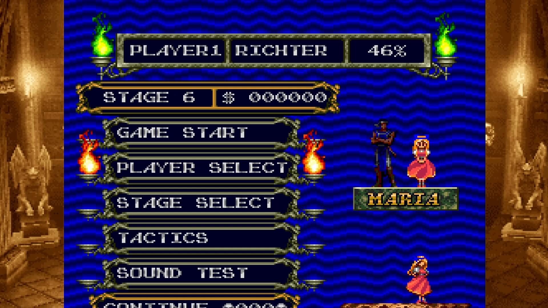 Castlevania Rondo of Blood - геймплей игры на PlayStation Portable